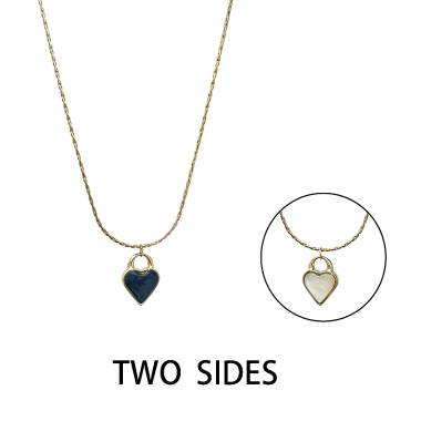 Γυναικείο Ατσάλινο Κολιέ Με Καρδιά – Women’s Steel Necklace