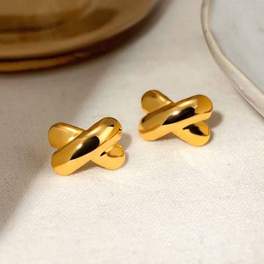 Γυναικεία Ατσάλινα Σκουλαρίκια Καρφωτά - Women's Steel Earrings