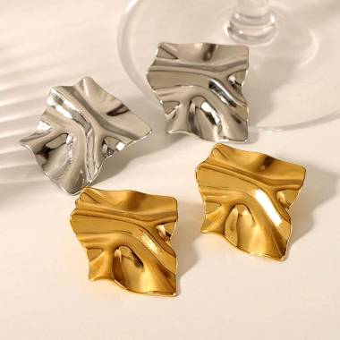 Γυναικεία Ατσάλινα Σκουλαρίκια Καρφωτά - Women's Steel Earrings