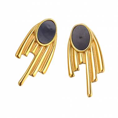 Γυναικεία Ατσάλινα Σκουλαρίκια Καρφωτά - Women's Steel Earrings