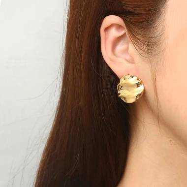 Γυναικεία Ατσάλινα Σκουλαρίκια Καρφωτά - Women's Steel Earrings