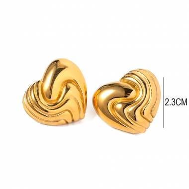 Γυναικεία Ατσάλινα Σκουλαρίκια - Women's Steel Earrings