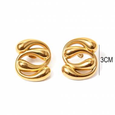 Γυναικεία Ατσάλινα Σκουλαρίκια - Women's Steel Earrings