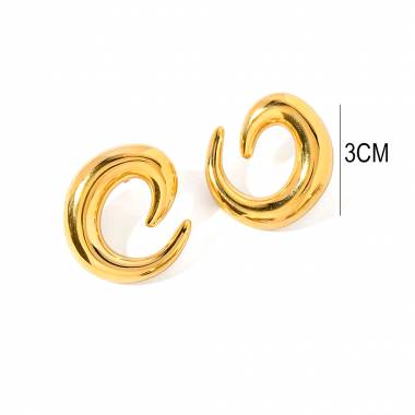 Γυναικεία Ατσάλινα Σκουλαρίκια - Women's Steel Earrings