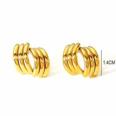 Γυναικεία Ατσάλινα Σκουλαρίκια - Women's Steel Earrings