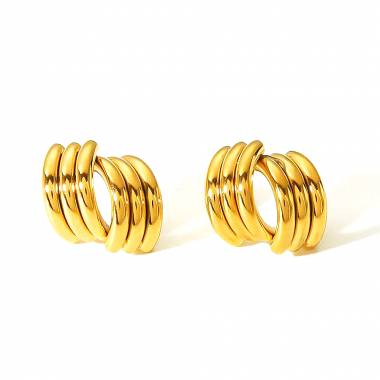 Γυναικεία Ατσάλινα Σκουλαρίκια - Women's Steel Earrings