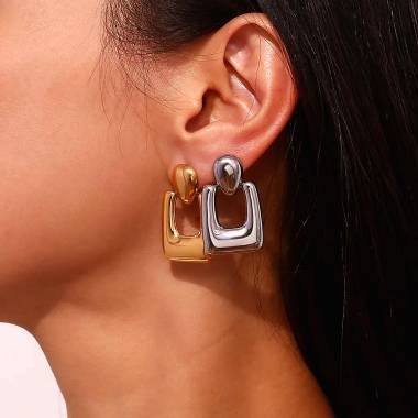 Γυναικεία Ατσάλινα Σκουλαρίκια - Women's Steel Earrings