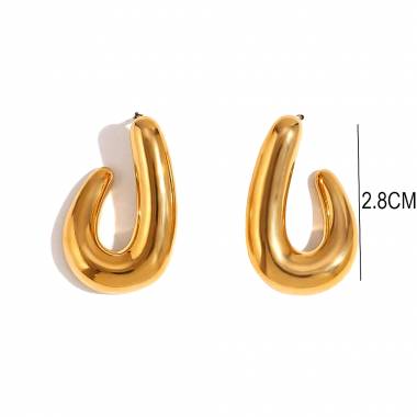 Γυναικεία Ατσάλινα Σκουλαρίκια - Women's Steel Earrings