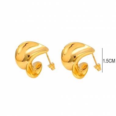 Γυναικεία Ατσάλινα Σκουλαρίκια - Women's Steel Earrings