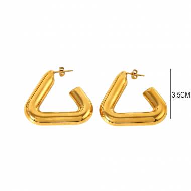 Γυναικεία Ατσάλινα Σκουλαρίκια - Women's Steel Earrings