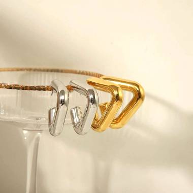 Γυναικεία Ατσάλινα Σκουλαρίκια - Women's Steel Earrings