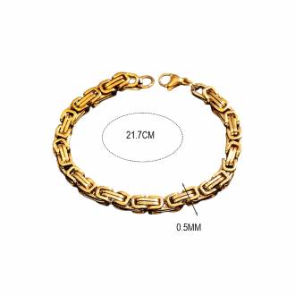 Ανδρική Ατσάλινη Καδένα 0.5mm - Men's Steel Chain 0.5mm