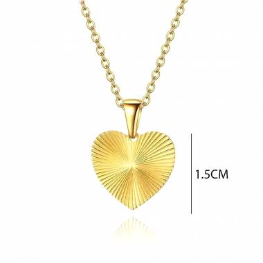 Γυναικείο Ατσάλινο Κολιέ Με Καρδιά – Women’s Steel Necklace