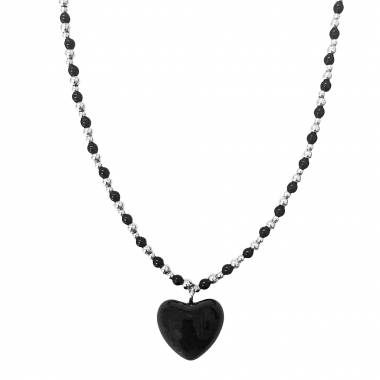 Γυναικείο Ατσάλινο Κολιέ Με Χάντρες – Women’s Steel Necklace