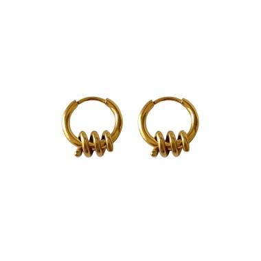 Γυναικεία Ατσάλινα Σκουλαρίκια Κρίκοι – Women’s Steel Earrings