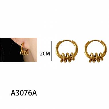 Γυναικεία Ατσάλινα Σκουλαρίκια Κρίκοι – Women’s Steel Earrings