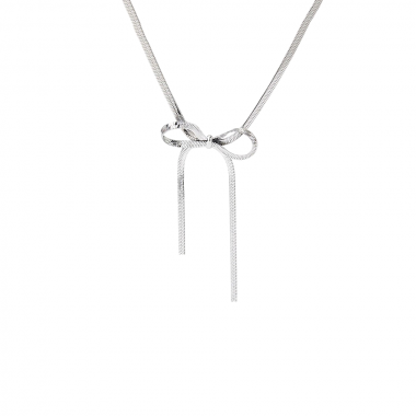 Γυναικείο Ατσάλινο Κολιέ Με Φιογκάκι – Women’s Steel Necklace