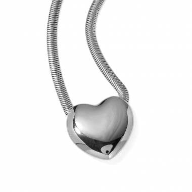 Γυναικείο Ατσάλινο Κολιέ Με Καρδιά – Women’s Steel Necklace