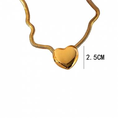 Γυναικείο Ατσάλινο Κολιέ Με Καρδιά – Women’s Steel Necklace