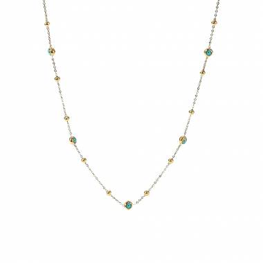 Γυναικείο Ατσάλινο Κολιέ Με Ματάκια – Women’s Steel Necklace