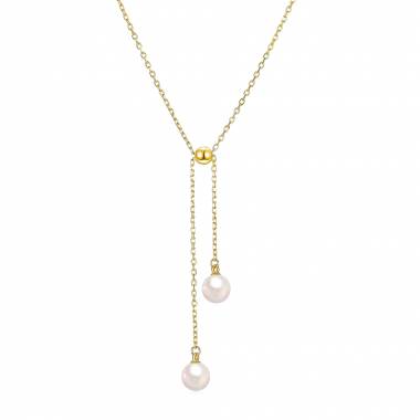 Γυναικείο Ατσάλινο Κολιέ Με Πέρλα – Women’s Steel Necklace