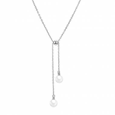 Γυναικείο Ατσάλινο Κολιέ Με Πέρλα – Women’s Steel Necklace