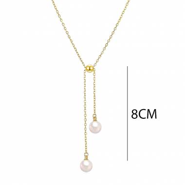 Γυναικείο Ατσάλινο Κολιέ Με Πέρλα – Women’s Steel Necklace