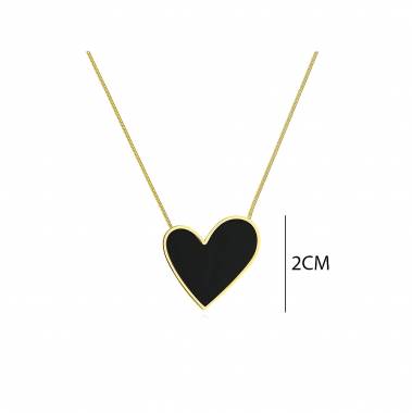 Γυναικείο Ατσάλινο Κολιέ Με Καρδιά – Women’s Steel Necklace