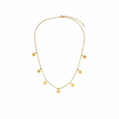 Γυναικείο Ατσάλινο Κολιέ Με Αστεράκια – Women’s Steel Necklace