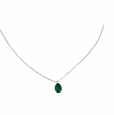 Γυναικείο Ατσάλινο Κολιέ Με Πέτρα – Women’s Steel Necklace