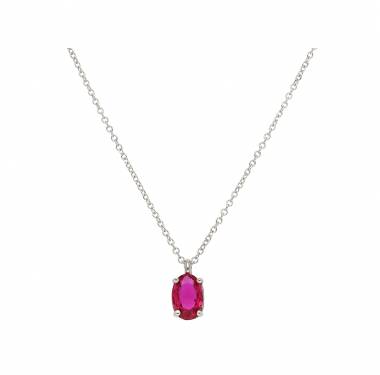 Γυναικείο Ατσάλινο Κολιέ Με Πέτρα – Women’s Steel Necklace