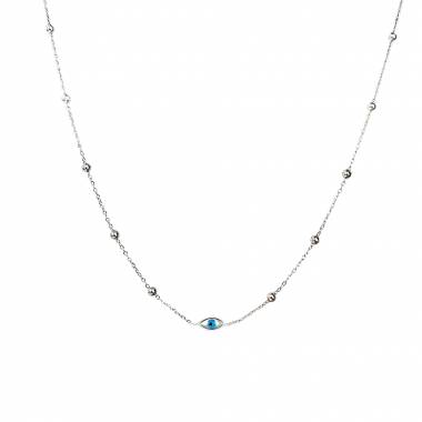 Γυναικείο Ατσάλινο Κολιέ Με Ματάκι – Women’s Steel Necklace