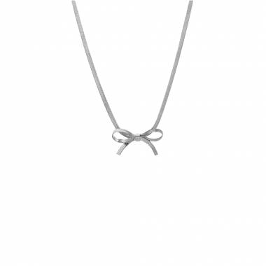 Γυναικείο Ατσάλινο Κολιέ Με Φιογκάκι – Women’s Steel Necklace