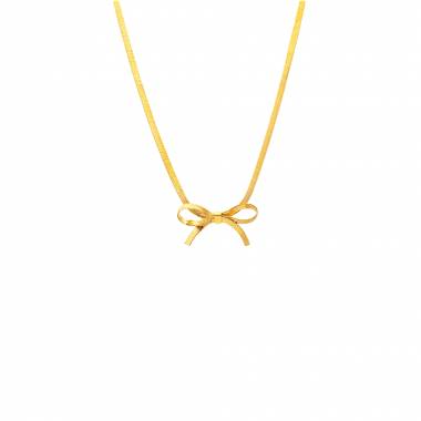 Γυναικείο Ατσάλινο Κολιέ Με Φιογκάκι – Women’s Steel Necklace