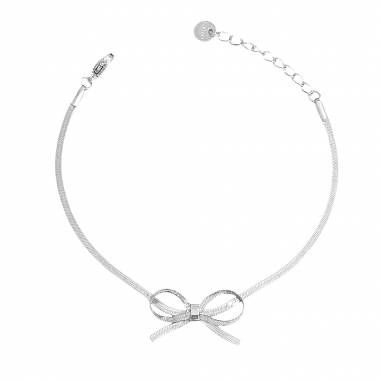 Γυναικείο Ατσάλινο Βραχιόλι Με Φιογκάκι - Women's Steel Bracelet
