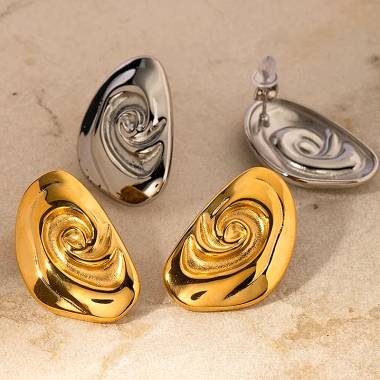 Γυναικεία Ατσάλινα Σκουλαρίκια Καρφωτά – Women’s Steel Earrings