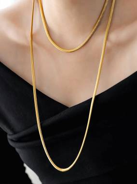 Γυναικείο Ατσάλινο Κολιέ 43εκ – Women’s Steel Necklace