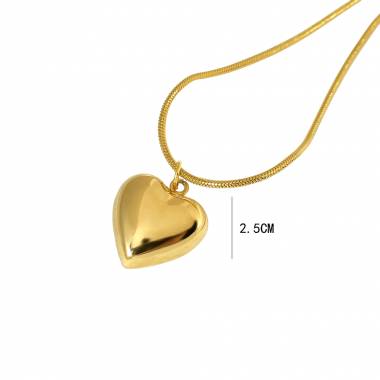 Γυναικείο Ατσάλινο Κολιέ Με Καρδιά – Women’s Steel Necklace
