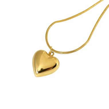 Γυναικείο Ατσάλινο Κολιέ Με Καρδιά – Women’s Steel Necklace