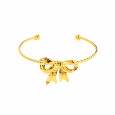 Γυναικείο Ατσάλινο Βραχιόλι Με Φιογκάκι - Women's Steel Bracelet