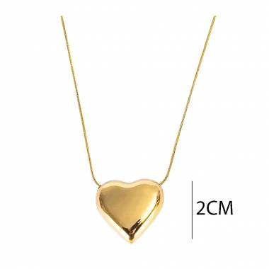 Γυναικείο Ατσάλινο Κολιέ Με Καρδιά – Women’s Steel Necklace