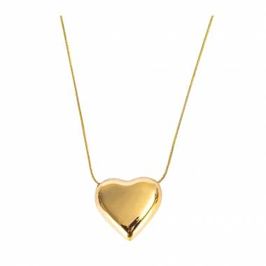 Γυναικείο Ατσάλινο Κολιέ Με Καρδιά – Women’s Steel Necklace