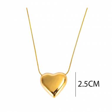 Γυναικείο Ατσάλινο Κολιέ Με Καρδιά – Women’s Steel Necklace
