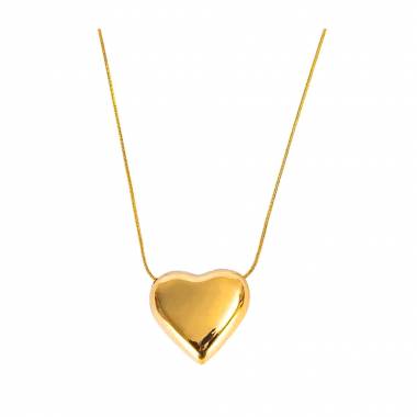 Γυναικείο Ατσάλινο Κολιέ Με Καρδιά – Women’s Steel Necklace