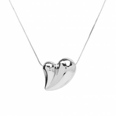 Γυναικείο Ατσάλινο Κολιέ Με Καρδιά – Women’s Steel Necklace