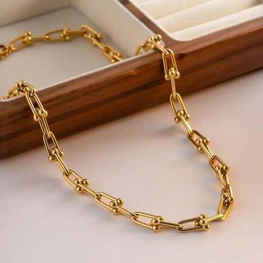Γυναικείο Ατσάλινο Κολιέ Αλυσίδα – Women’s Steel Necklace
