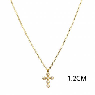 Γυναικείο Ατσάλινο Κολιέ Σταυρός – Women’s Steel Necklace