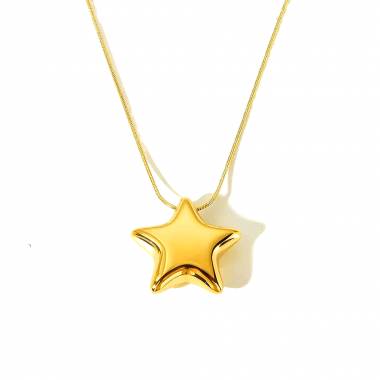 Γυναικείο Ατσάλινο Κολιέ Με Αστέρι – Women’s Steel Necklace