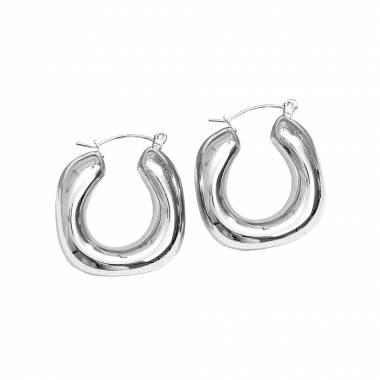 Γυναικεία Ατσάλινα Σκουλαρίκια Κρίκοι - Women's Steel Earrings