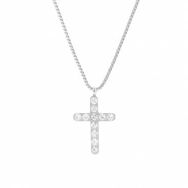Γυναικείο Ατσάλινο Κολιέ Με Σταυρό – Women’s Steel Necklace